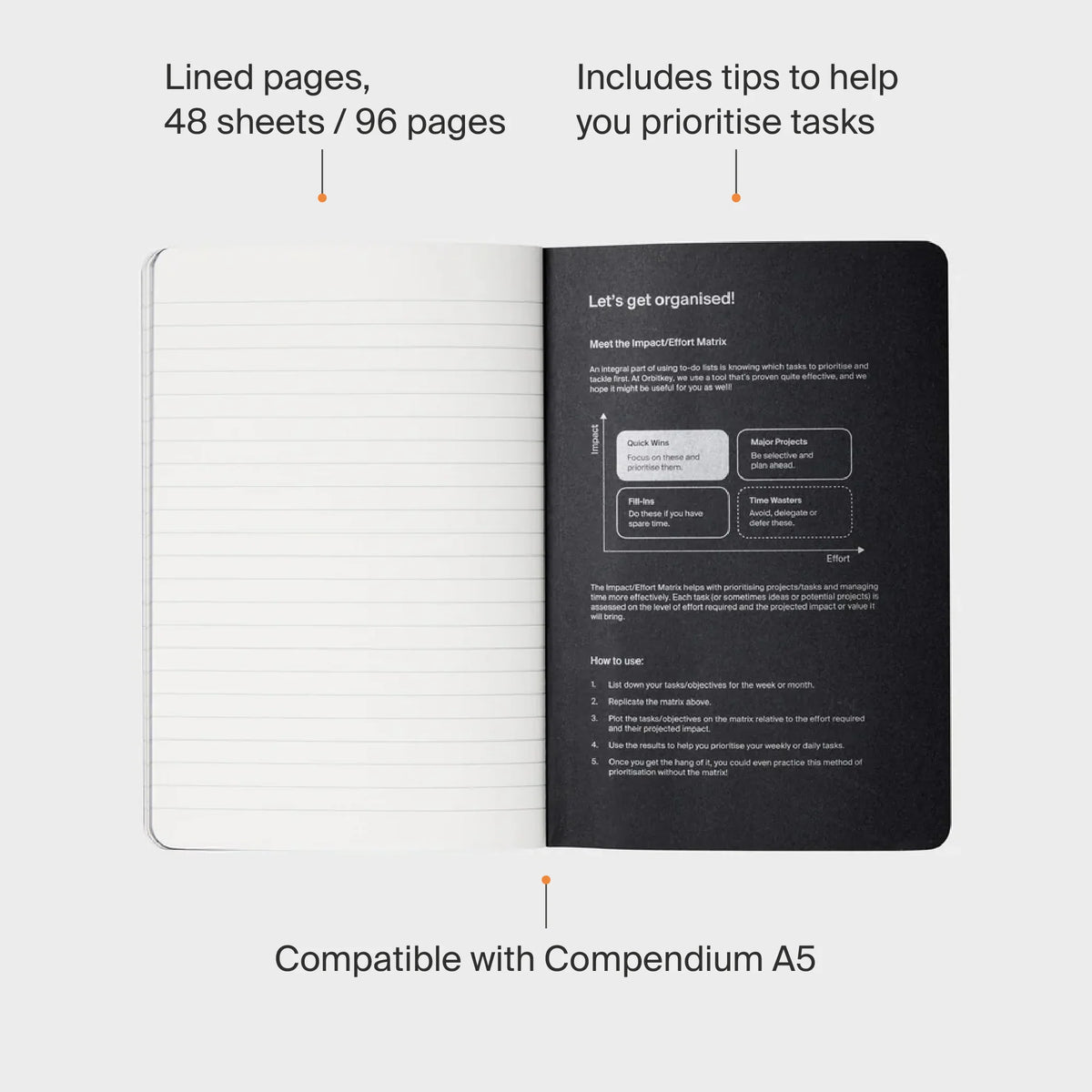 Notebook A5 - 3 Pack